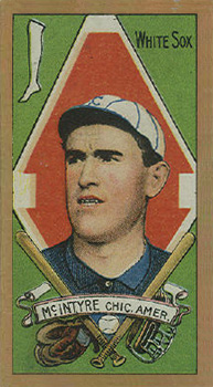 1911 Gold Borders Broadleaf Matty McIntyre #141 Baseball Card