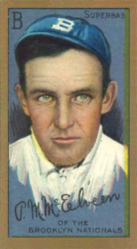 1911 Gold Borders Broadleaf P. L. McElveen #138 Baseball Card