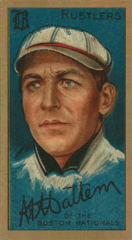 1911 Gold Borders Broadleaf A. A. Mattern #134 Baseball Card