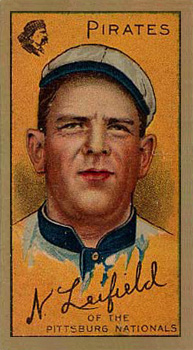 1911 Gold Borders Broadleaf A. Leifield #122 Baseball Card