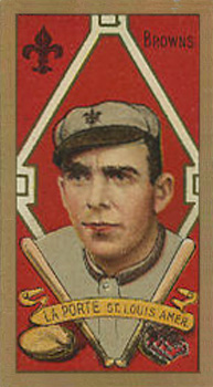 1911 Gold Borders Broadleaf Frank LaPorte #116 Baseball Card