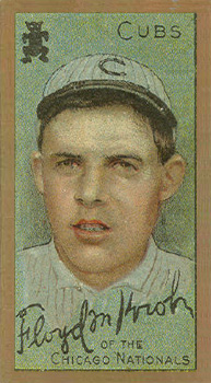 1911 Gold Borders Broadleaf Floyd M. Kroh #114 Baseball Card