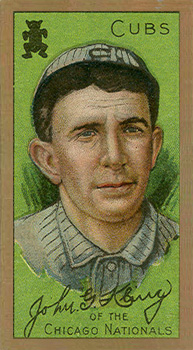1911 Gold Borders Broadleaf John G. Kling #110 Baseball Card