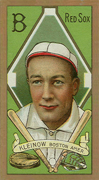 1911 Gold Borders Broadleaf Red Kleinow #109 Baseball Card