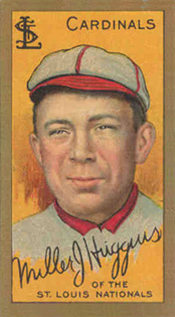 1911 Gold Borders Broadleaf Miller Huggins #99 Baseball Card