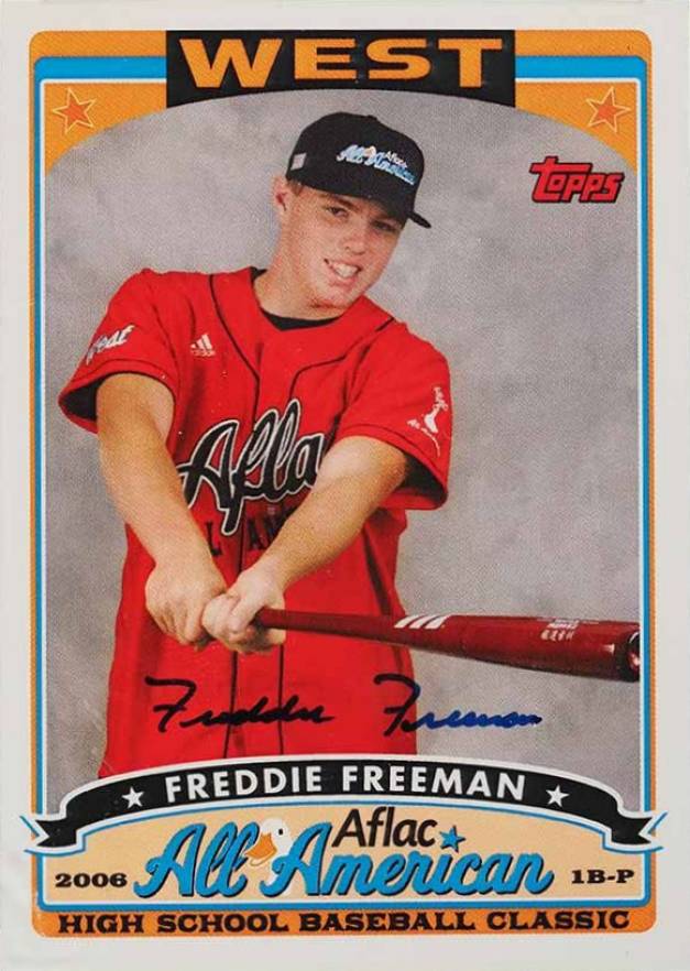 2006 Topps AFLAC All-American Freddie Freeman #FF Baseball Card