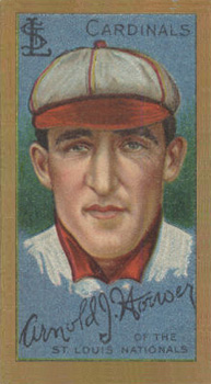 1911 Gold Borders Broadleaf Arnold J. Hauser #91 Baseball Card