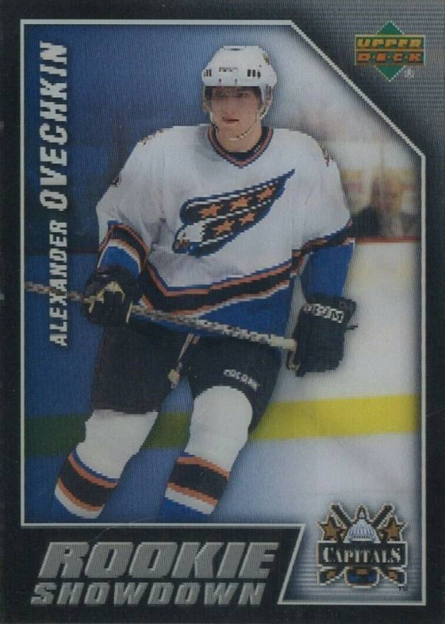 2005 Upper Deck Rookie Showdown Alexander Ovechkin/Sidney Crosby #SCAO Hockey Card