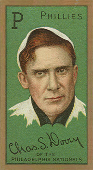 1911 Gold Borders Broadleaf Chas. S. Dooin #52 Baseball Card