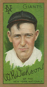 1911 Gold Borders Broadleaf W. R. Dickson #50 Baseball Card