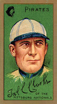 1911 Gold Borders Broadleaf Fred Clarke #36 Baseball Card
