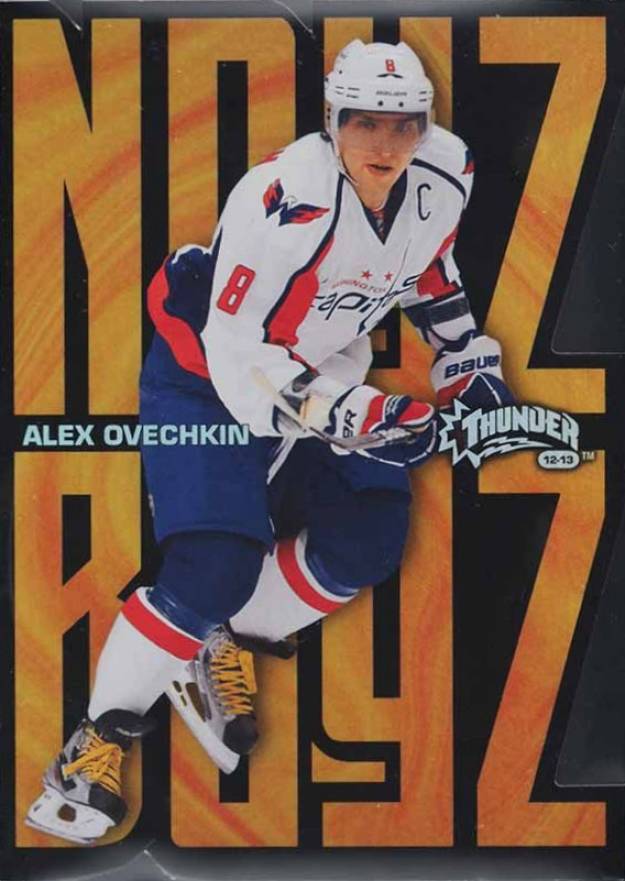 2012 Fleer Retro Noyz Boyz Alexander Ovechkin #2 Hockey Card