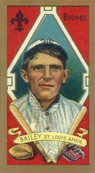 1911 Gold Borders Broadleaf Bill Bailey #6 Baseball Card