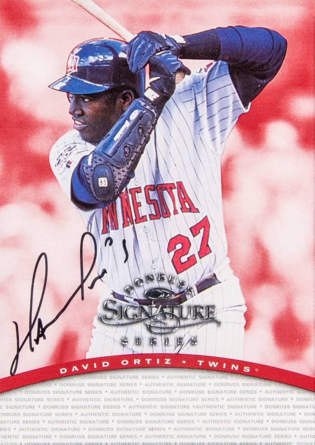 1997 Donruss Signature David Ortiz # Baseball Card
