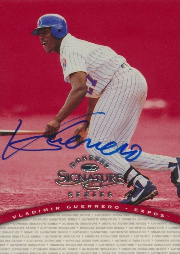 1997 Donruss Signature Vladimir Guerrero # Baseball Card