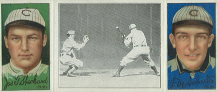 1912 Hassan Triple Folders Stone about to Swing #109 Baseball Card
