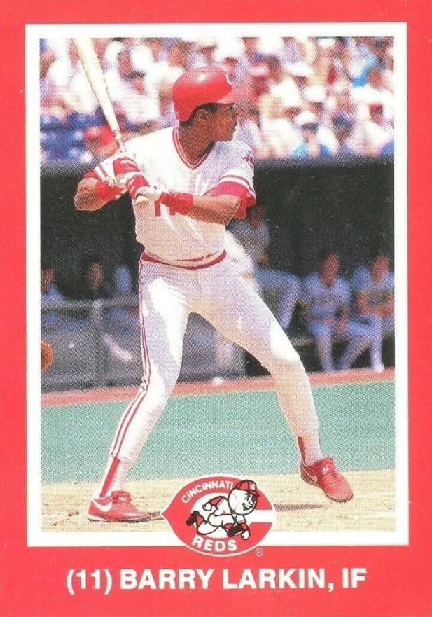 1988 Kahn's Reds Barry Larkin #11 Baseball Card