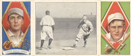 1912 Hassan Triple Folders Scoring from Second # Baseball Card