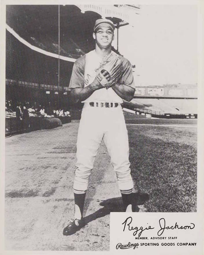 1959 Rawlings Staff Advisory Photo Reggie Jackson # Baseball Card