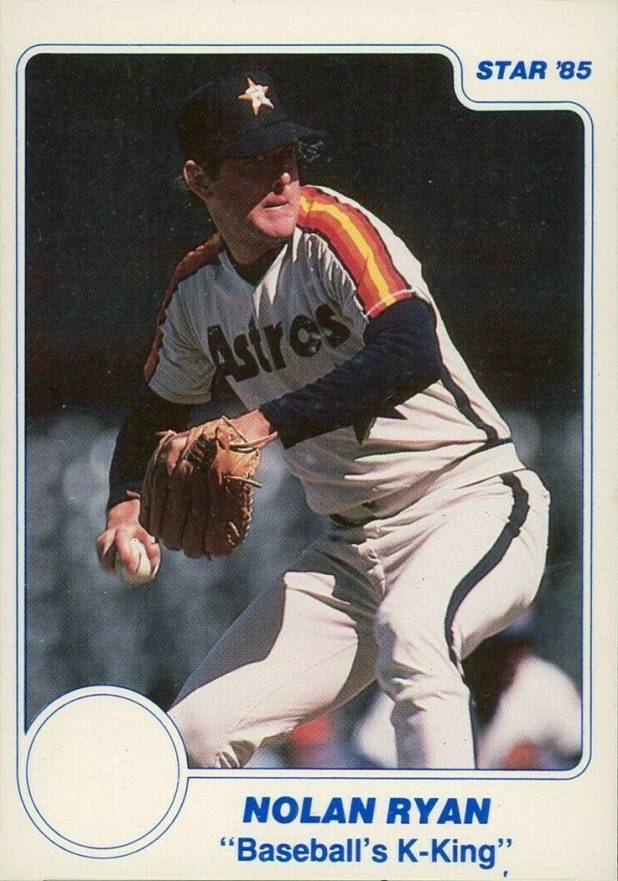 1985 Star Ryan Nolan Ryan # Baseball Card