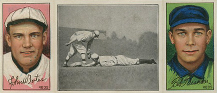 1912 Hassan Triple Folders Nearly Caught # Baseball Card