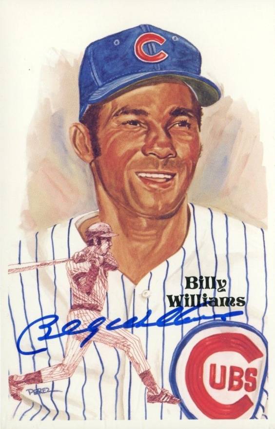 1987 Perez-Steele HOF Postcard Billy Williams #199 Baseball Card
