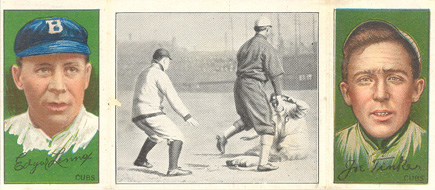 1912 Hassan Triple Folders Harry Lord at Third # Baseball Card