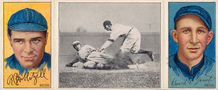 1912 Hassan Triple Folders Grant Gets his Man # Baseball Card