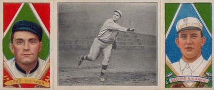 1912 Hassan Triple Folders Ford Putting Over a Spitter # Baseball Card