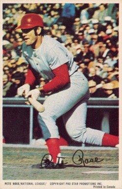1972 Pro Star Promotions Pete Rose # Baseball Card