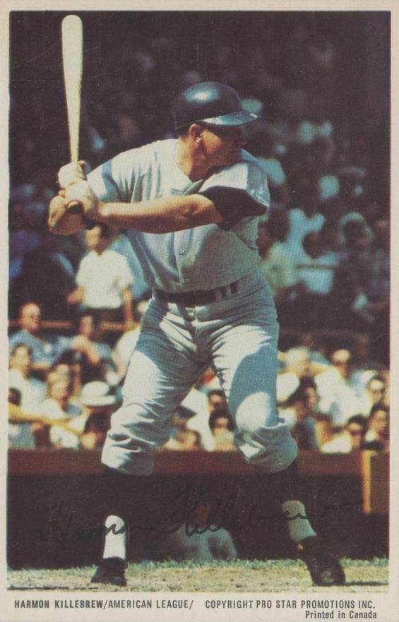 1972 Pro Star Promotions Harmon Killebrew # Baseball Card