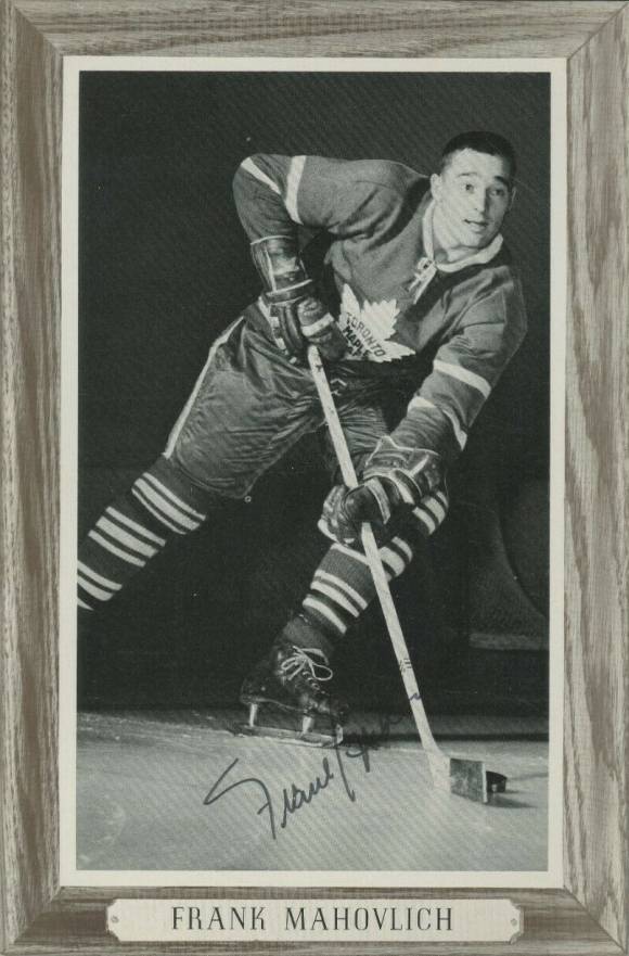Frank Mahovlich Autographed Trading Cards, Signed Frank Mahovlich