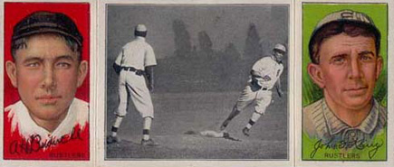 1912 Hassan Triple Folders Clarke hikes for Home # Baseball Card