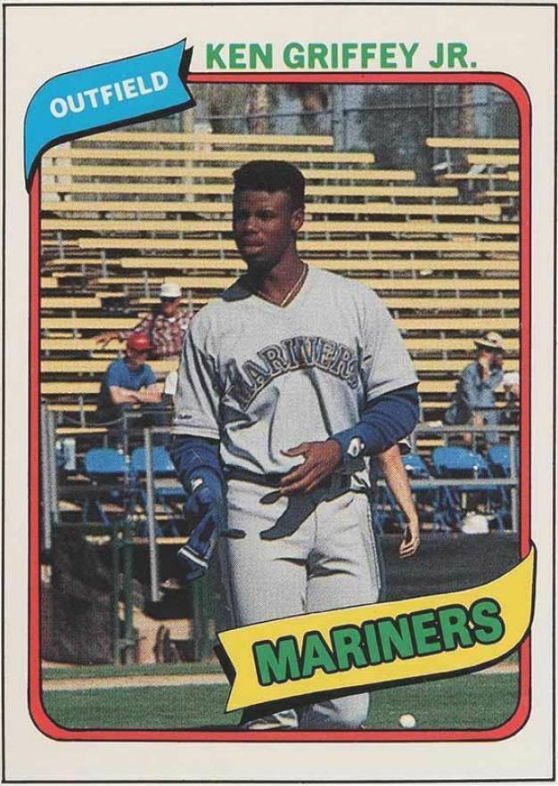 1990 Baseball Card Boom Magazine Repli-Cards Ken Griffey Jr. #5 Baseball Card