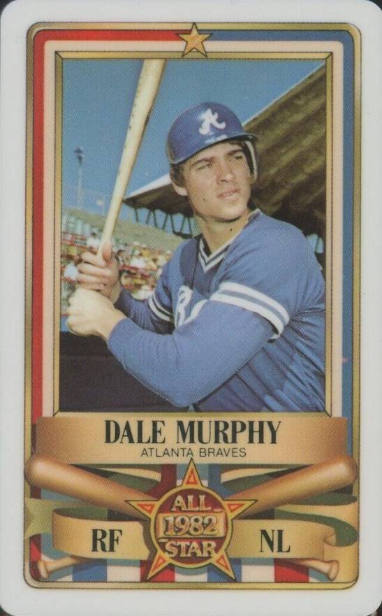 1982 Perma-Graphics All-Star Credit Cards Dale Murphy # Baseball Card