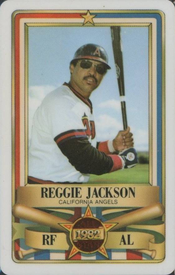 1982 Perma-Graphics All-Star Credit Cards Reggie Jackson # Baseball Card