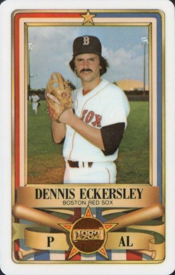 1982 Perma-Graphics All-Star Credit Cards Dennis Eckersley # Baseball Card