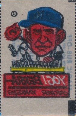 1961 Topps Magic Rub-Offs Yogi Berra #4 Baseball Card