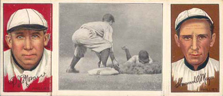 1912 Hassan Triple Folders Bush just misses Austin # Baseball Card