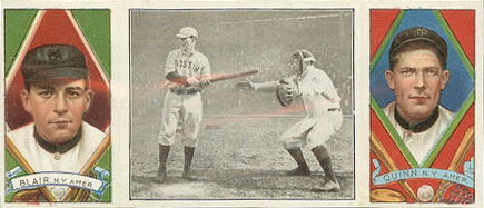 1912 Hassan Triple Folders Ambrose McConnell at Bat #6 Baseball Card