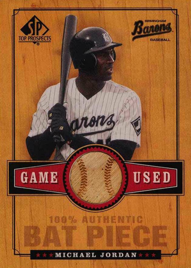 2000 SP Top Prospects Game Used Michael Jordan #B-MJ Baseball Card