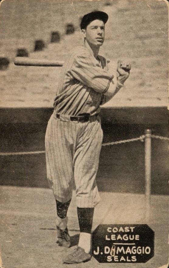 1933 Zeenut B&W J. DeMaggio # Baseball Card