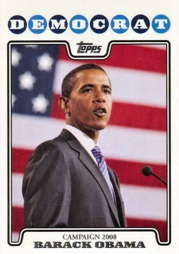2008 Topps Campaign 2008 Barack Obama #BO Non-Sports Card
