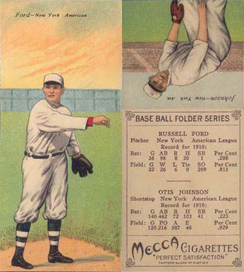 1911 Mecca Double Folders Ford/Johnson # Baseball Card