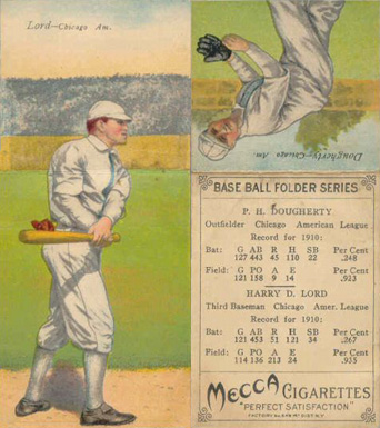 1911 Mecca Double Folders Dougherty/Lord # Baseball Card