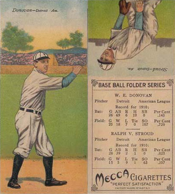 1911 Mecca Double Folders Donovan/Stroud # Baseball Card