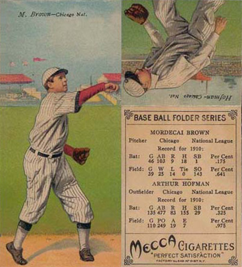 1911 Mecca Double Folders Brown/Hofman # Baseball Card