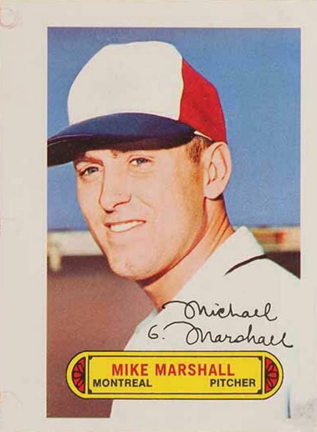 1973 Topps Pin-Ups Mike G. Marshall # Baseball Card