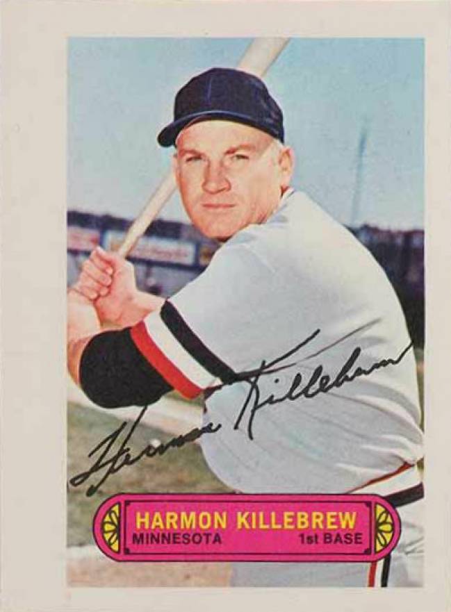 1973 Topps Pin-Ups Harmon Killebrew # Baseball Card