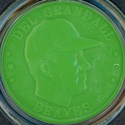 1960 Armour Coins Del Crandall # Baseball Card